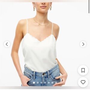 Jcrew Scalloped Tank Top